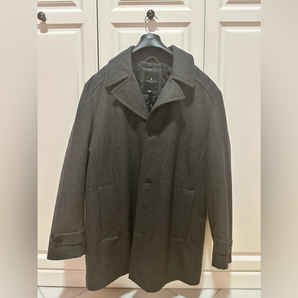 London Fog Coat 50% wool